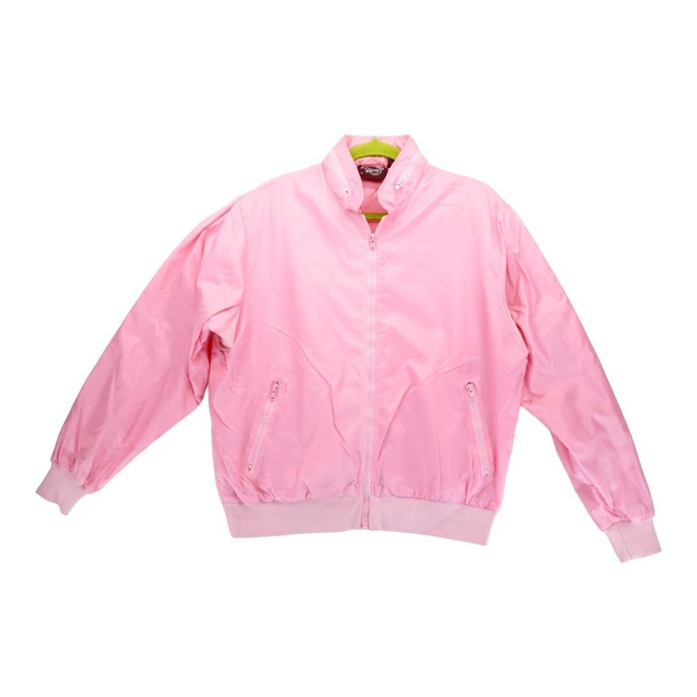 Silver Fox By‎ Rainbow Sports Women's Nylon Pink Jacket, Size Large - Full Zip